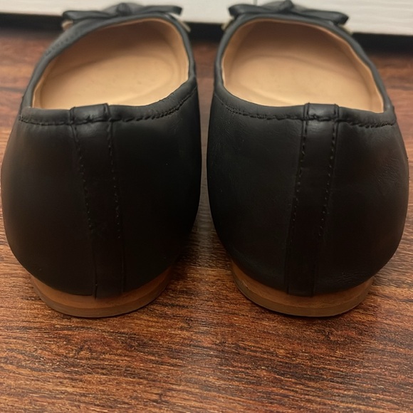 Clarks Grace Lily black leather ballet flats plus cushion. US size 10 used - Picture 3 of 6